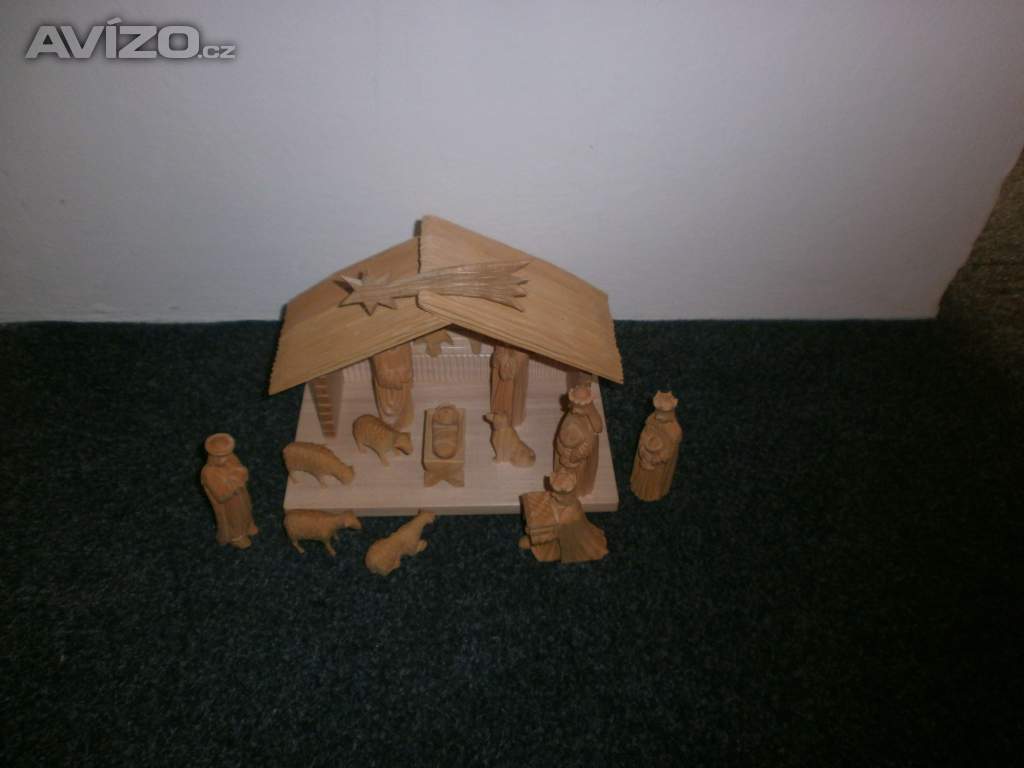 Foto inzerátu Dřevěný betlém 14A1