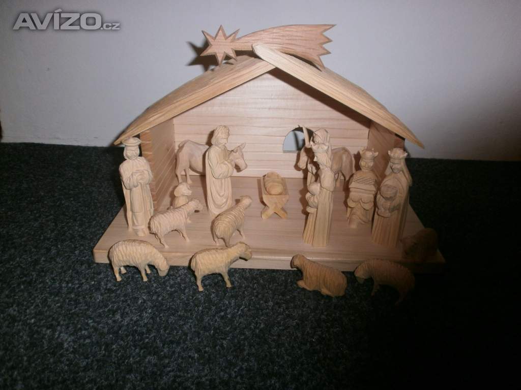 Foto inzerátu Dřevěný betlém 14A2