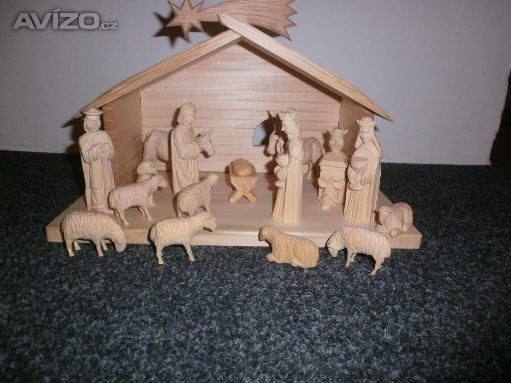 Foto inzerátu Dřevěný betlém 14A2