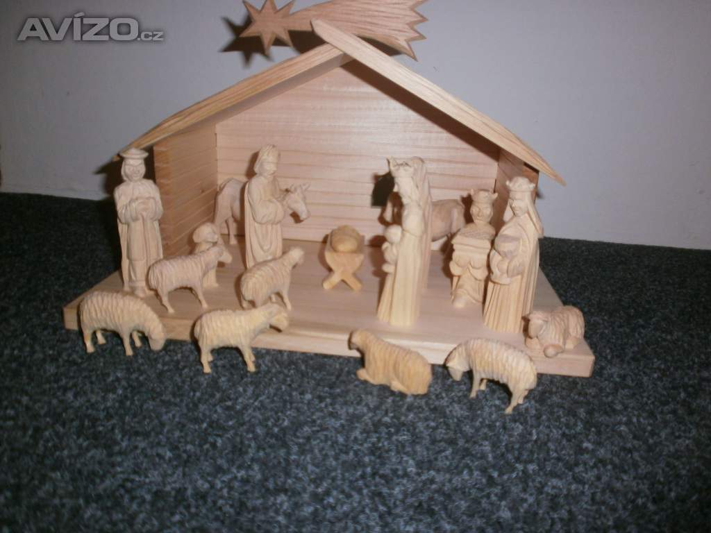 Foto inzerátu Dřevěný betlém 14A2