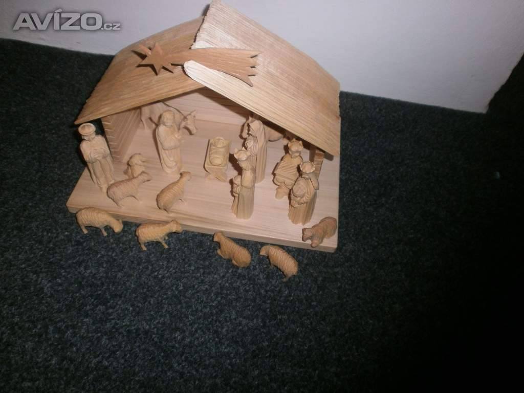 Foto inzerátu Dřevěný betlém 14A2