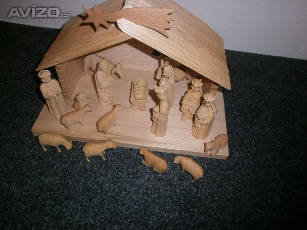 Foto inzerátu Dřevěný betlém 14A2