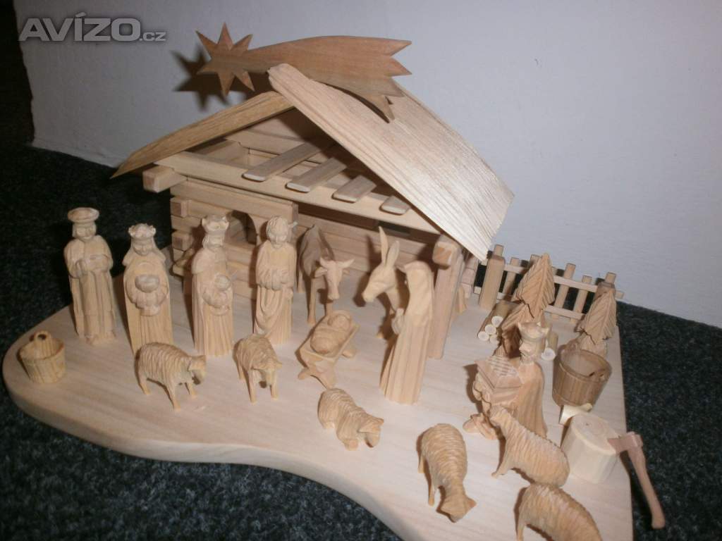 Foto inzerátu Dřevěný betlém 14A4
