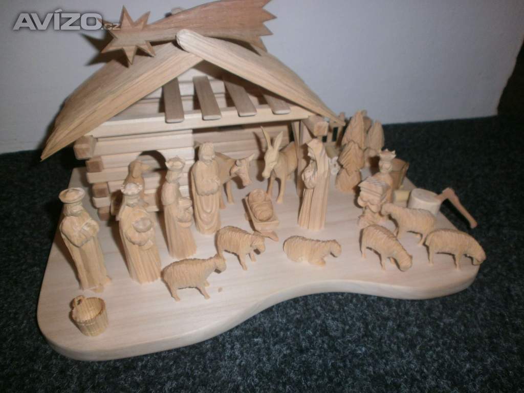 Foto inzerátu Dřevěný betlém 14A4