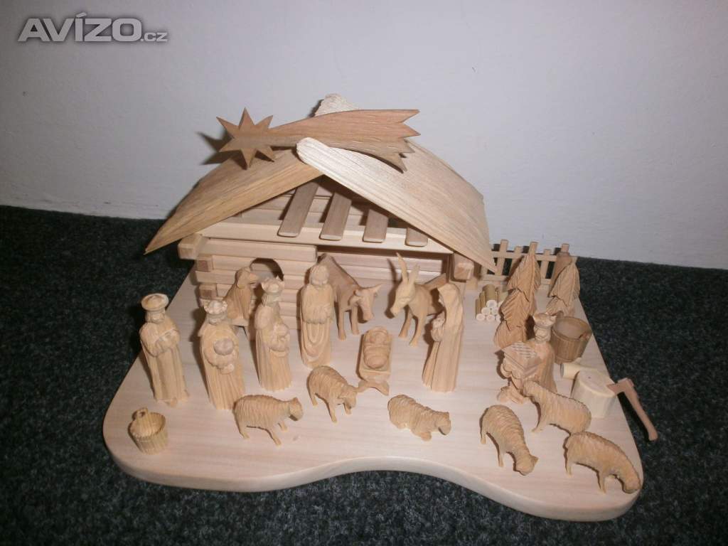 Foto inzerátu Dřevěný betlém 14A4