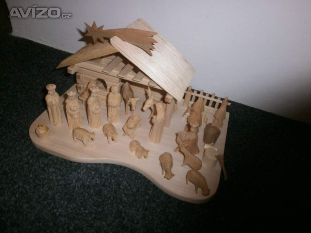 Foto inzerátu Dřevěný betlém 14A4