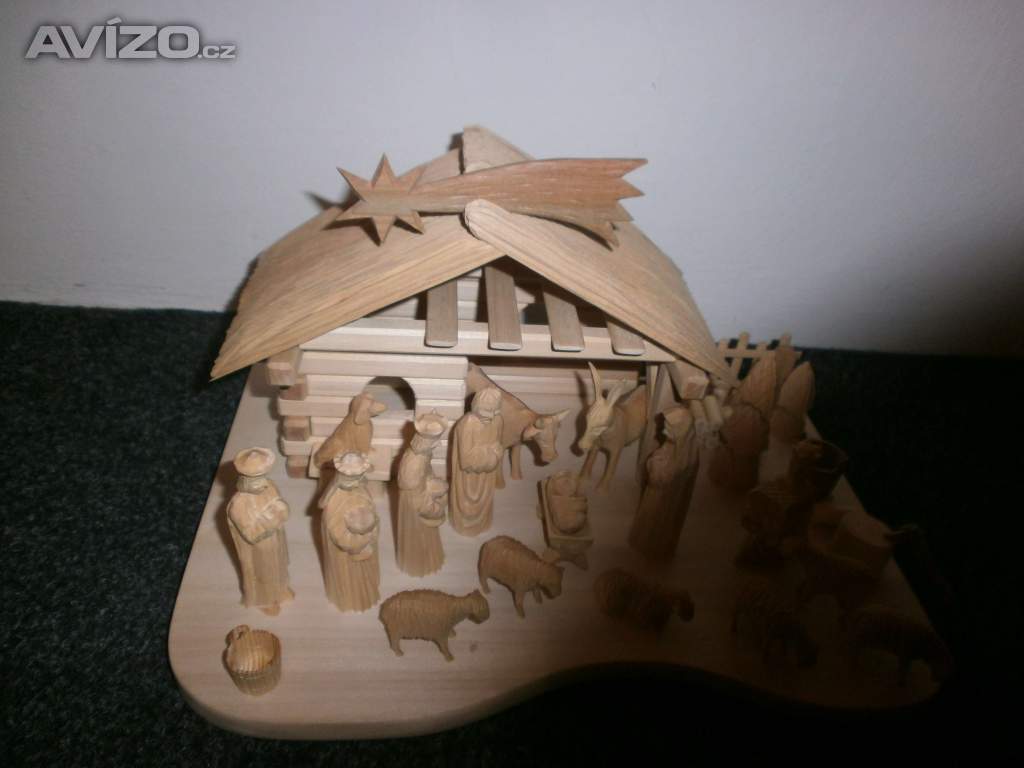 Foto inzerátu Dřevěný betlém 14A4
