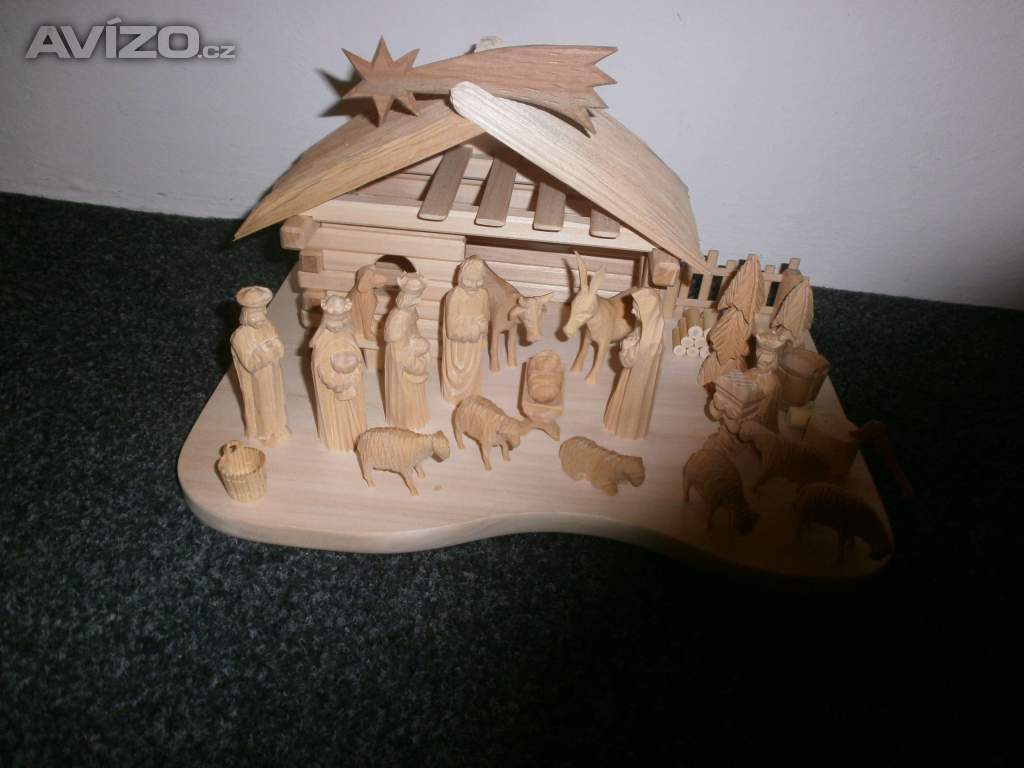 Foto inzerátu Dřevěný betlém 14A4