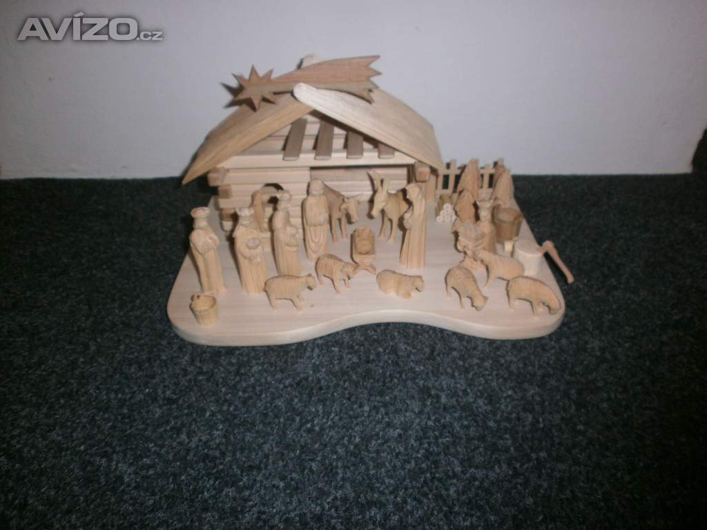 Foto inzerátu Dřevěný betlém 14A4