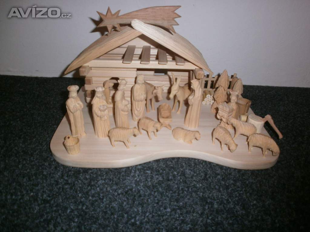 Foto inzerátu Dřevěný betlém 14A4