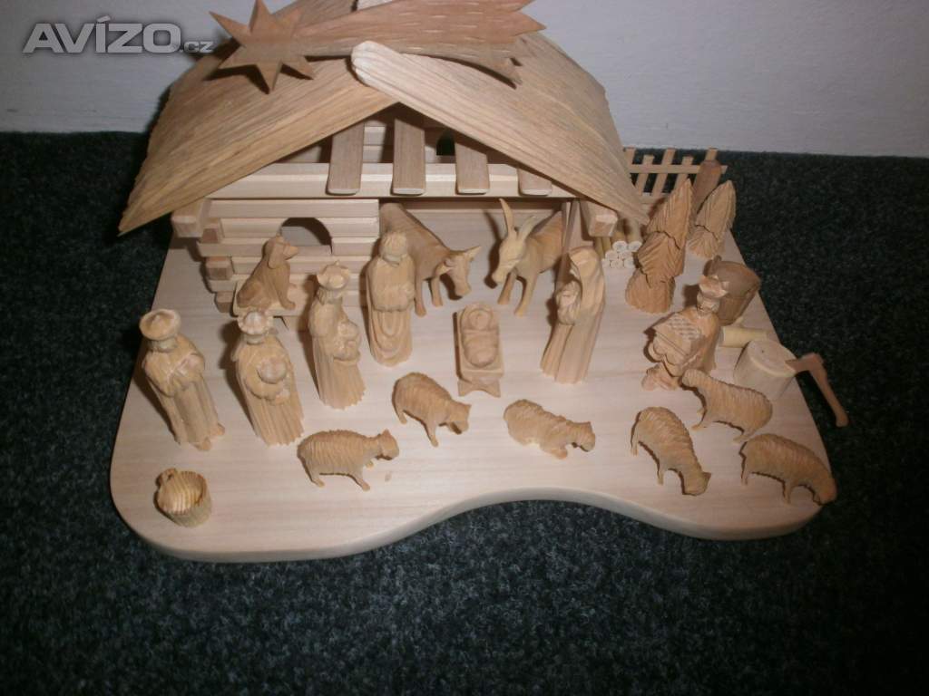 Foto inzerátu Dřevěný betlém 14A4