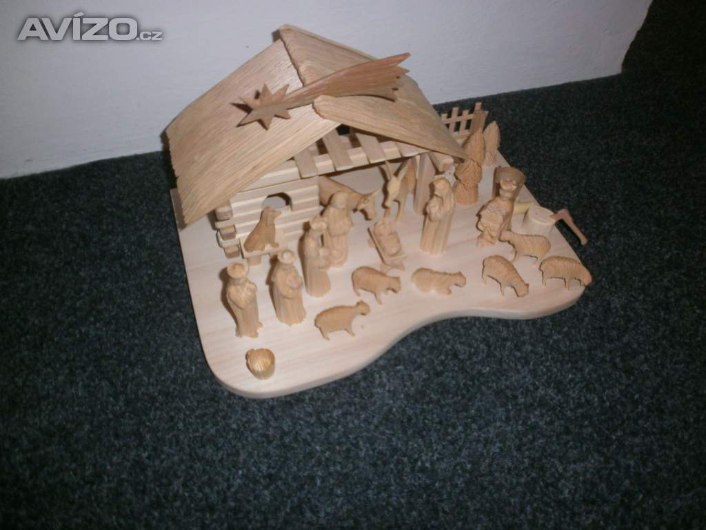 Foto inzerátu Dřevěný betlém 14A4