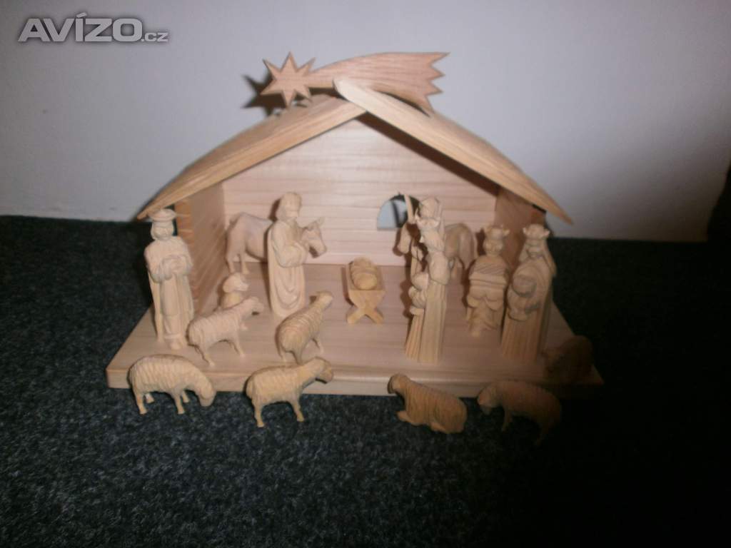 Foto inzerátu Dřevěný betlém 14A3