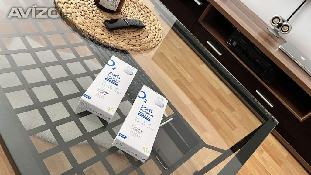 Bezdrátová pecková sluchátka O₂ pods