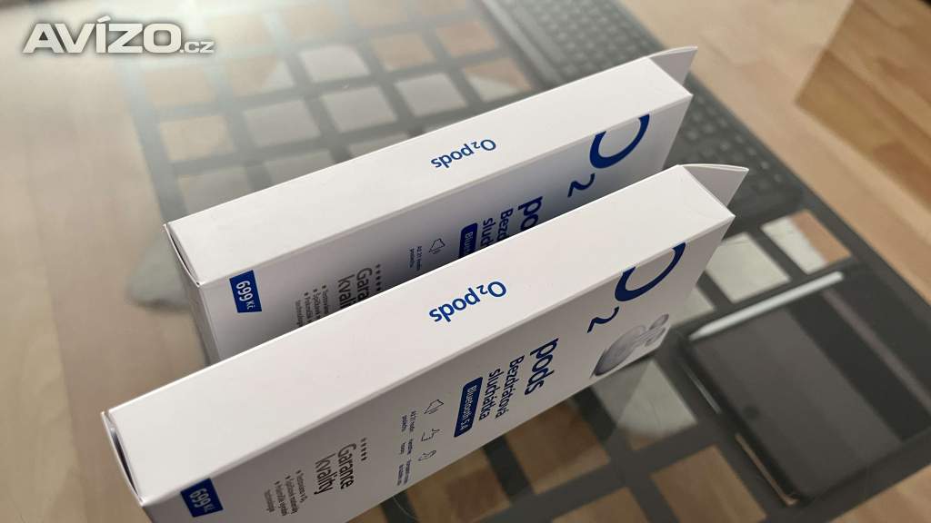 Foto inzerátu Bezdrátová pecková sluchátka O₂ pods