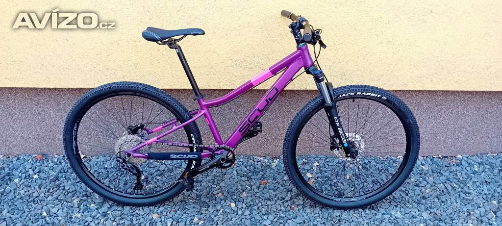 Dětské kolo SCUD Barbus 27,5 rám 13 SH Deore 1x10 fialová