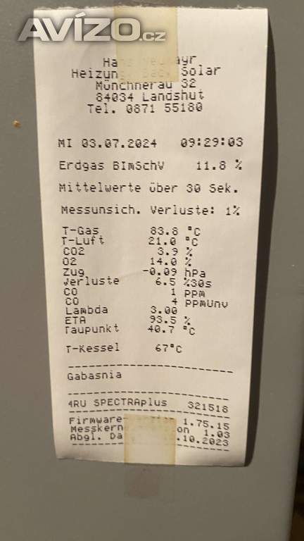 Foto inzerátu Prodám plynový kotel značky Wolf