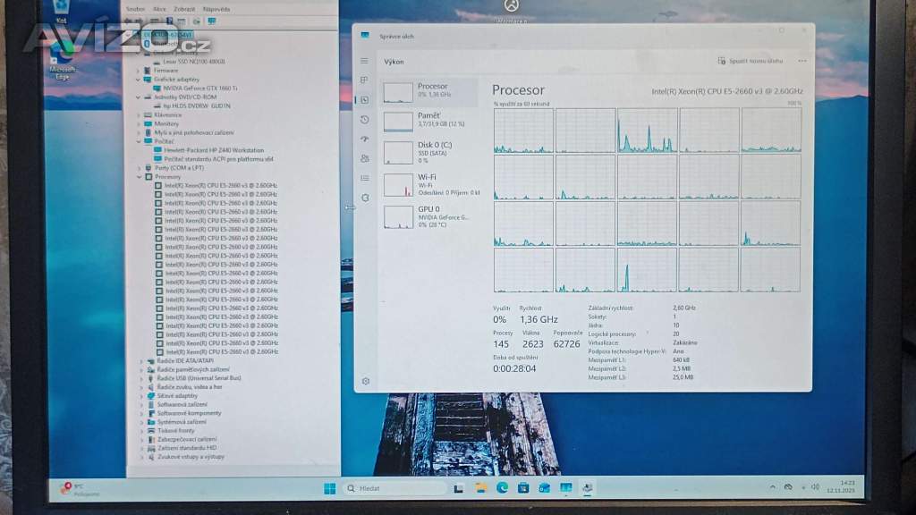 Foto inzerátu PC#223 Herní dělo, 20x3.3GHz/32GB/500GB/GTX1660Ti