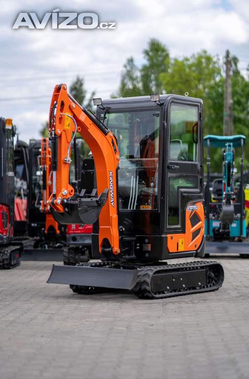 Foto inzerátu KINGWAY VIP15 s kabinou – Silný stroj s plným komfortem 