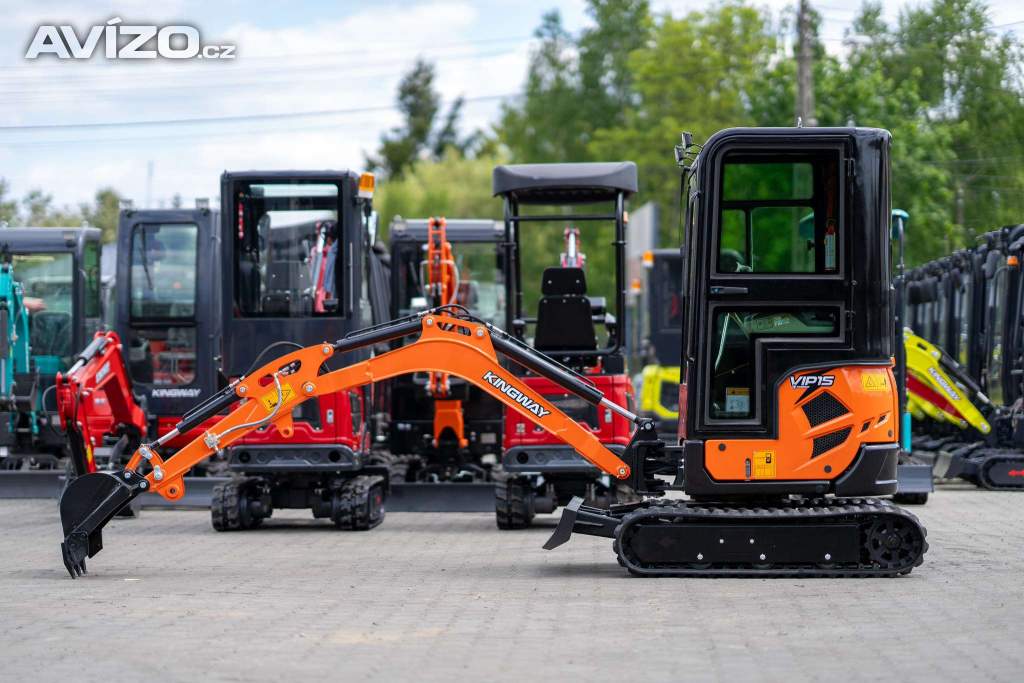 Foto inzerátu KINGWAY VIP15 s kabinou – Silný stroj s plným komfortem 