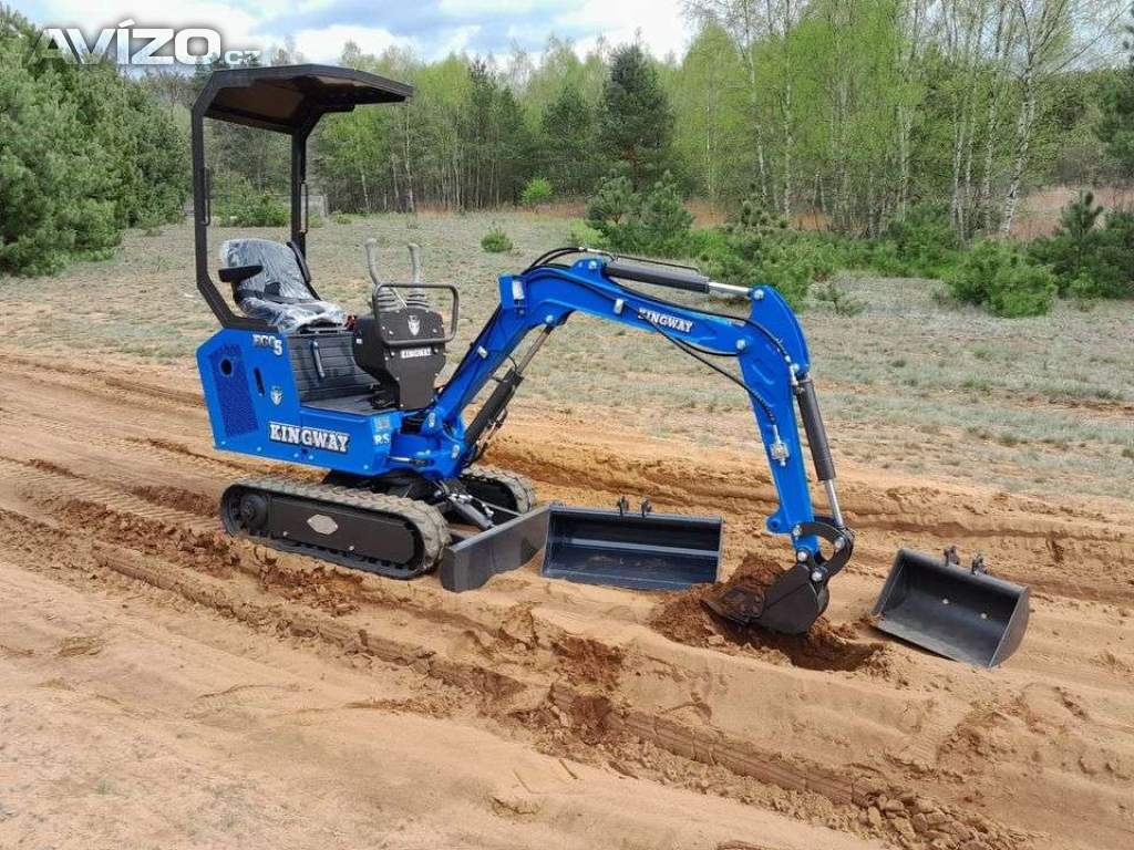 Minibagr Kingway ECO5 RS – nejlepší cena Doprava ZDARMA