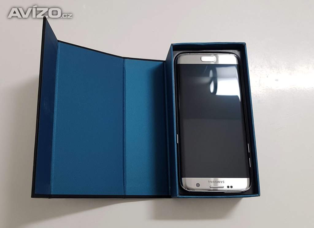 Foto inzerátu prodám nový telefon Samsung S7 Edge (stříbrný)