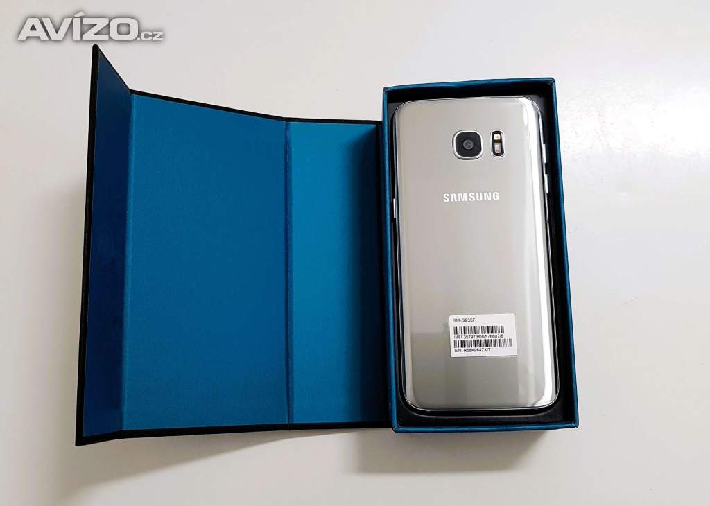 Foto inzerátu prodám nový telefon Samsung S7 Edge (stříbrný)