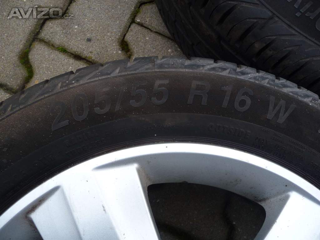 Foto inzerátu ALU KOLA 16 5x100 ŠKODA KNIFE 205/55R16 OCTÁVIA 1,GOLF4,BORA