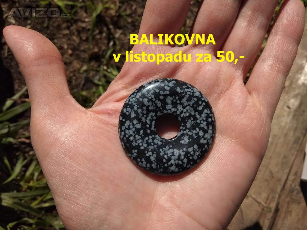 Donut vločkového obsidiánu