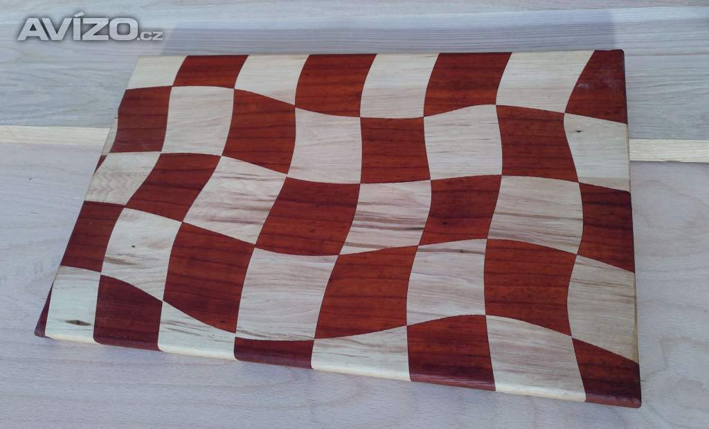 Kostkované prkénko ruční výroba