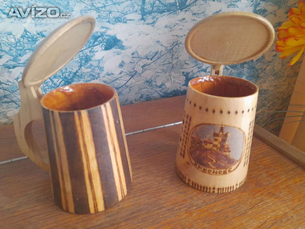 Foto inzerátu Prodám korbely na pivo s pokličkou