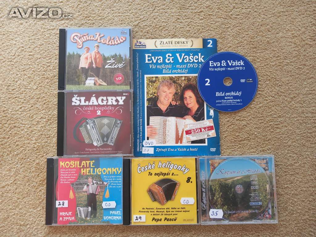 CD a DVD - prodej