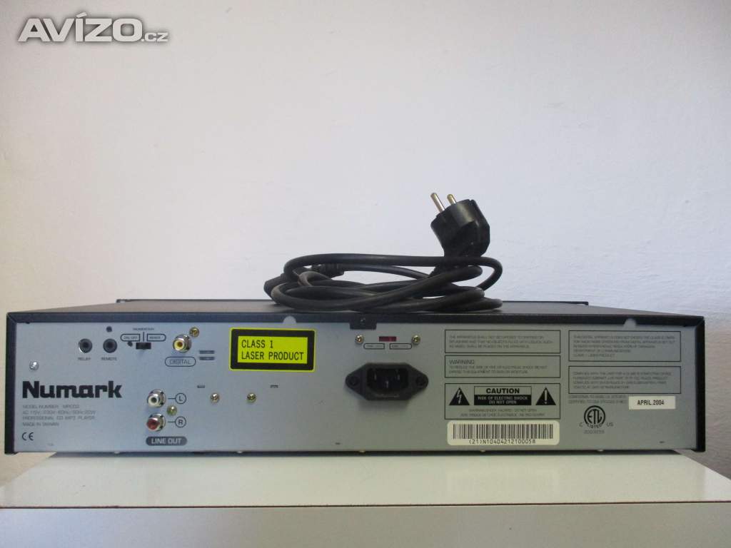 Foto inzerátu NUMARK CDN15/MPCD3 PROF.CD PLAYERS