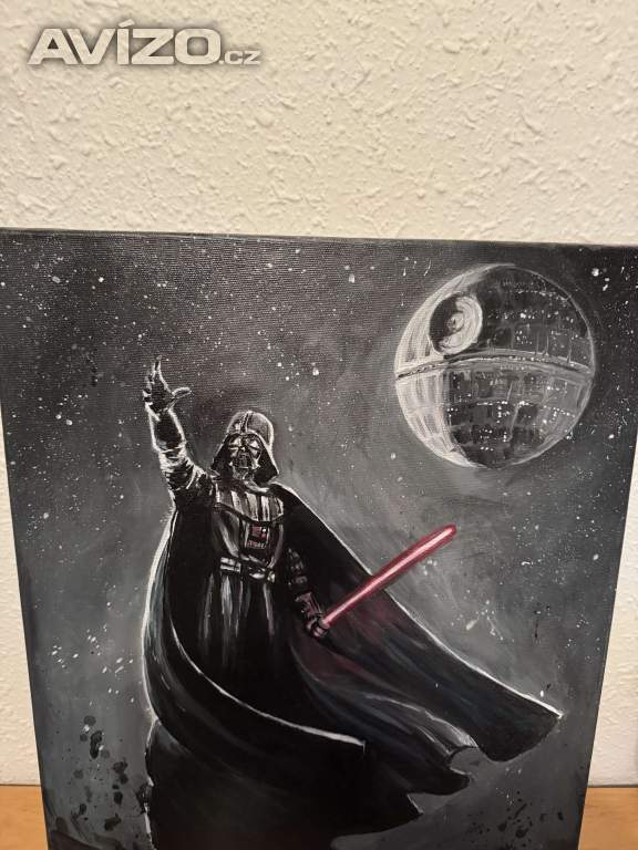 Foto inzerátu Akrylový portrét Star Wars Darth Vader