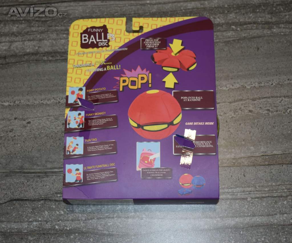 Foto inzerátu Prodám DiskMíč- hoď disk, chyť míč!