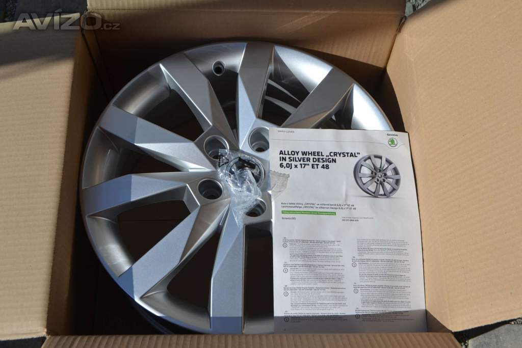 Foto inzerátu Škoda Octavia III– NOVÉ 17 orig.alu disky 6Jx17 ET48,