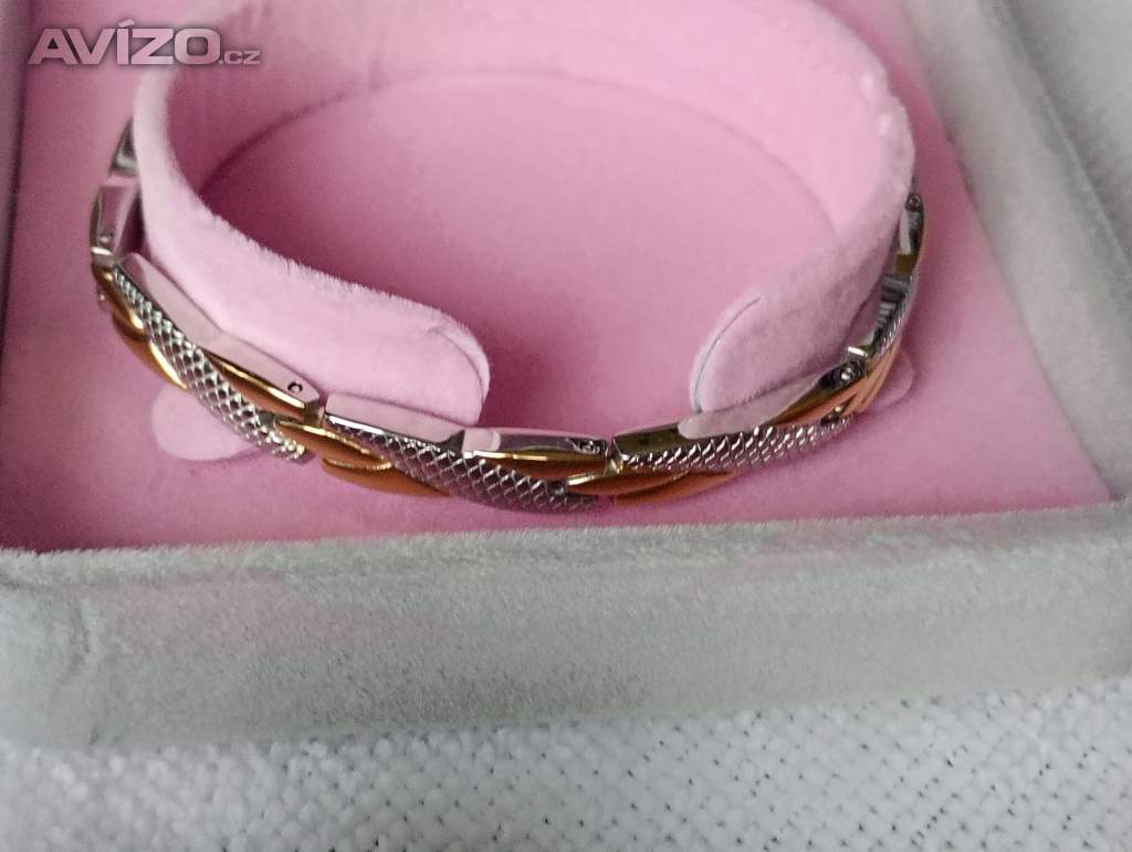 Foto inzerátu nové magnetické náramky pozlacené Harmonie/Afrodite