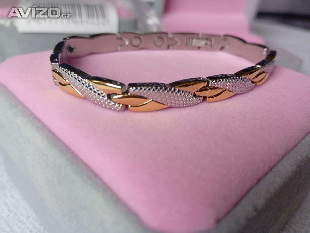 Foto inzerátu nové magnetické náramky pozlacené Harmonie/Afrodite