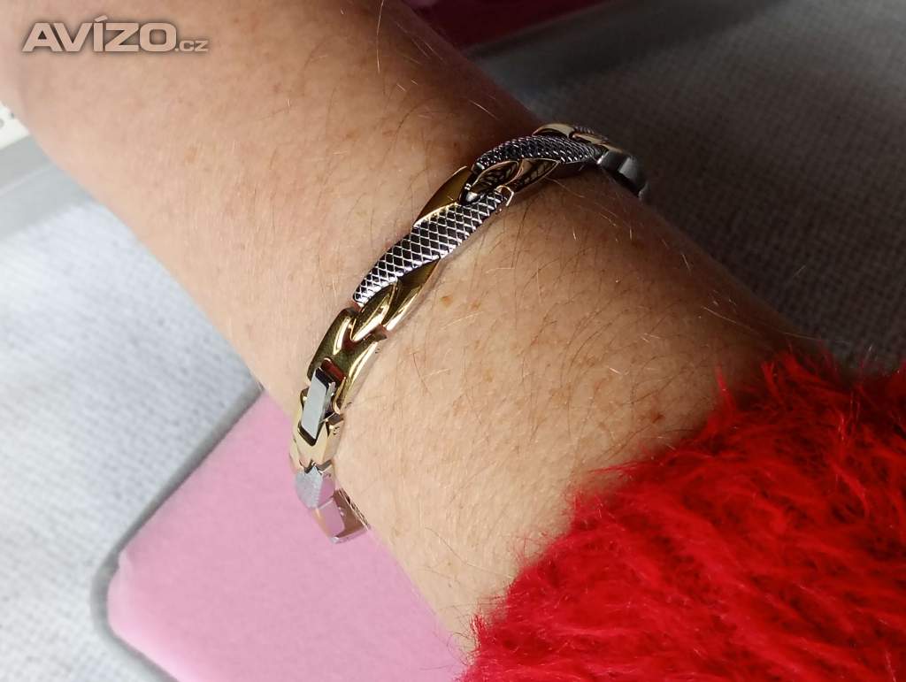 Foto inzerátu nové magnetické náramky pozlacené Harmonie/Afrodite