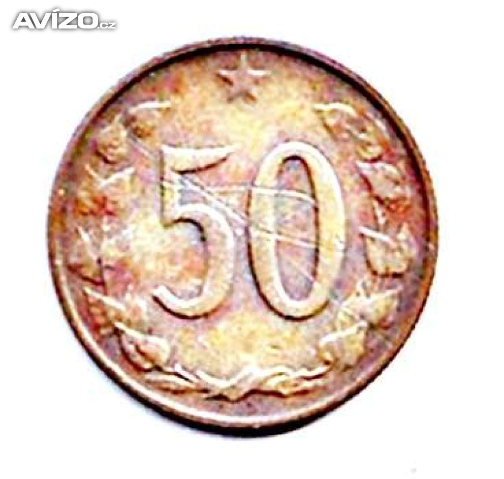 50 haléř ČSR  1965	