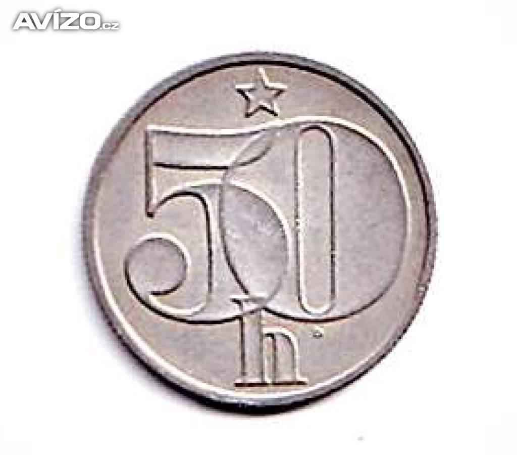 50 haléř ČSR  1978	