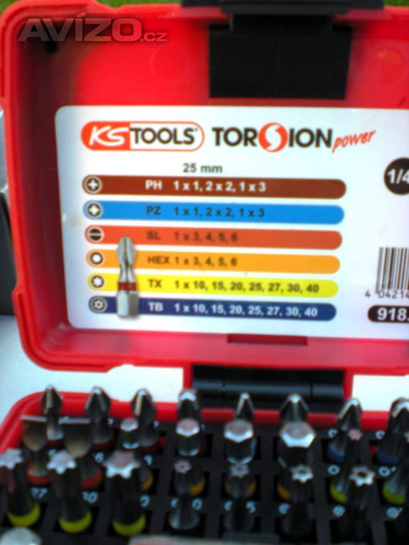 Foto inzerátu Box  s bity 1/4 TORSIONpower, 32dílná 