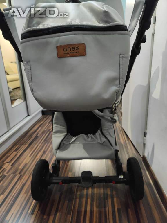 Foto inzerátu Prodáme kombinovaný kočárek Anex Cross 3v1 po jednom dítěti