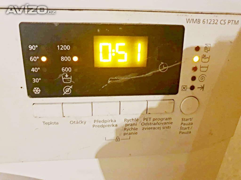 Foto inzerátu PRACKA BEKO,BOCNI PLNENI,5KG,DISPLEJ,TRIDA A++,ZDIMANI AZ 1200 OT.