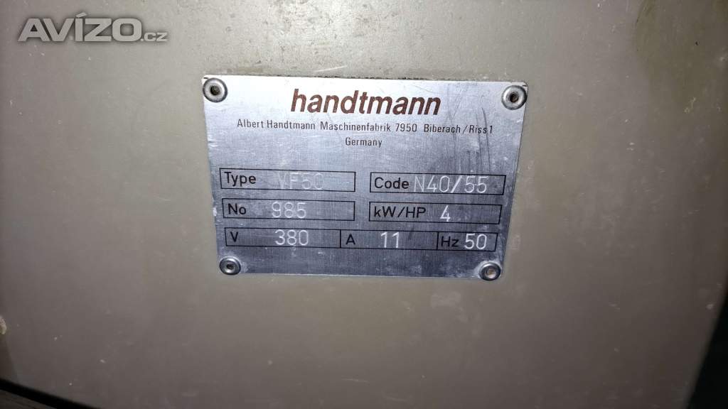 Foto inzerátu Prodám narážku Handtmann 50. 