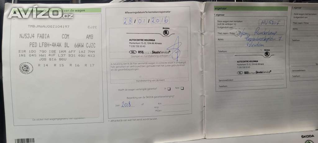 Foto inzerátu Škoda Fabia kombi 1,2TSi 66kW benzín Edition