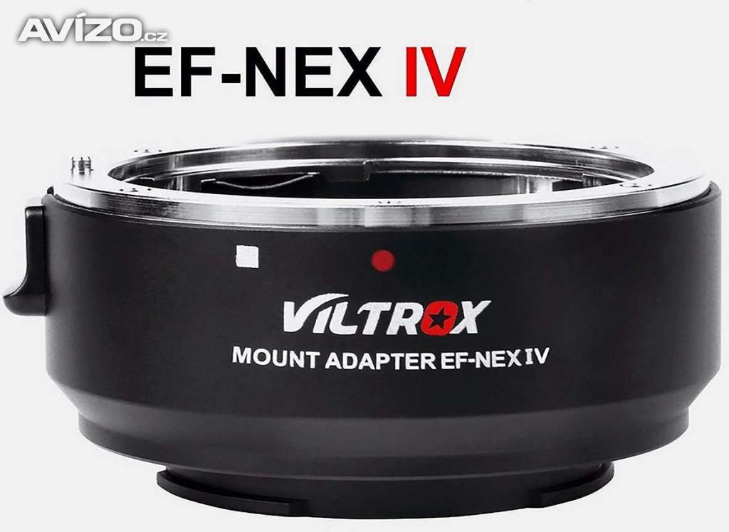 Adaptér obje.Canon EFaEF-S na tělo Sony bajonet E 
