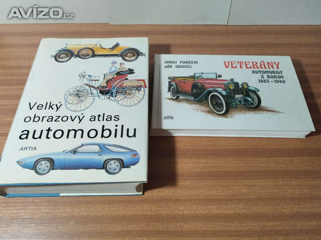 Knihy o autech - Velký obrazový atlas + Veteráni