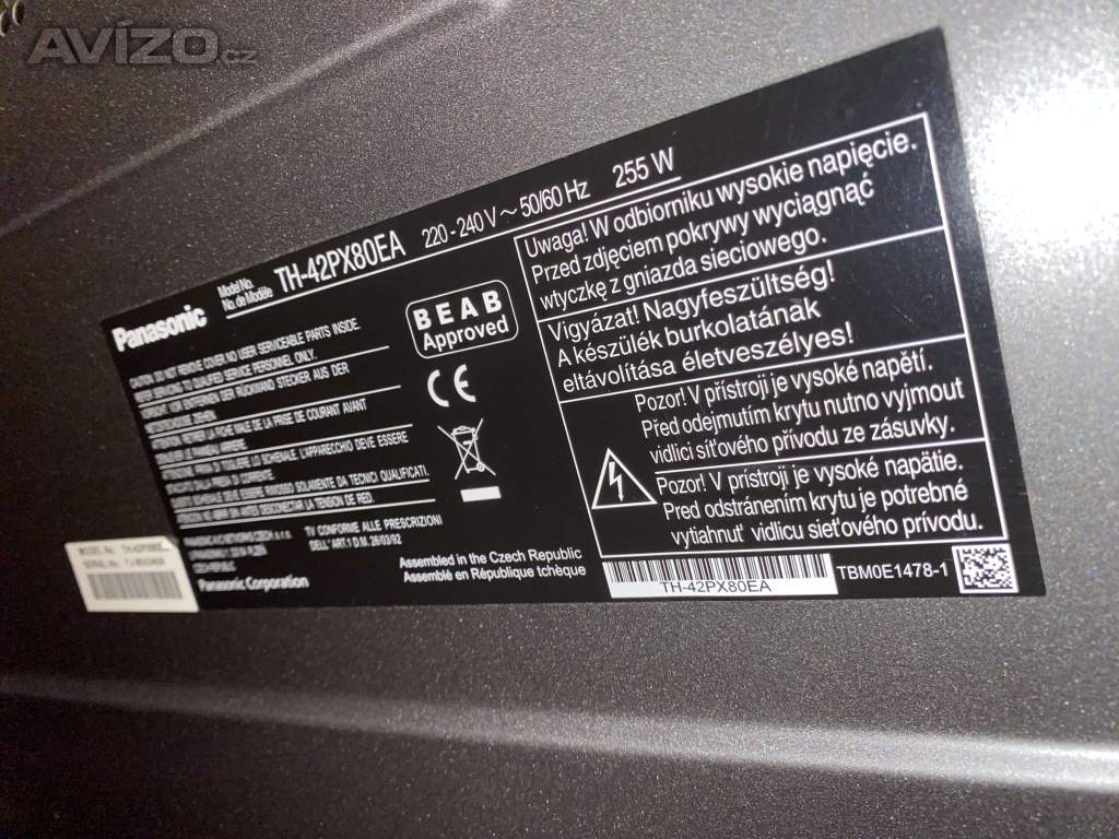 Foto inzerátu Televize Panasonic Viera + Settopbox