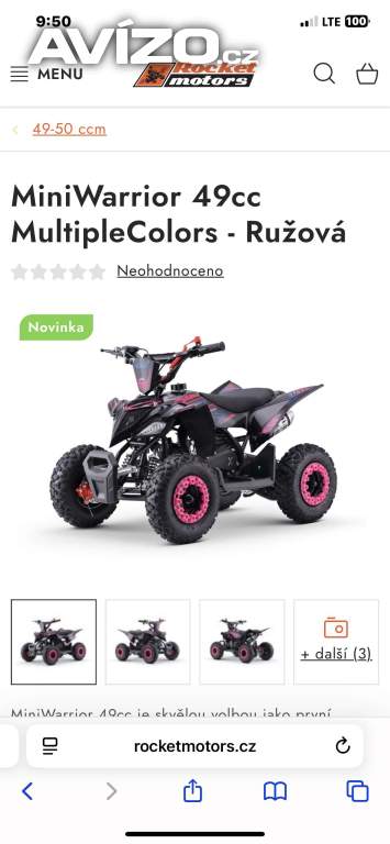 Prodám dětské ctyrkolky